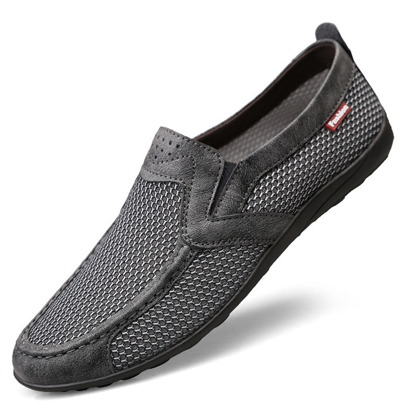 Damen atmungsaktive Slip-On Freizeitschuhe mit rutschfester Sohle EB