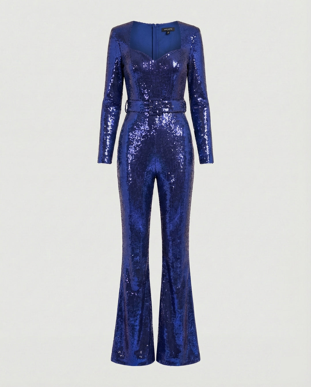 Damen Glamouröser Pailletten Jumpsuit mit schicker Taillierung EB
