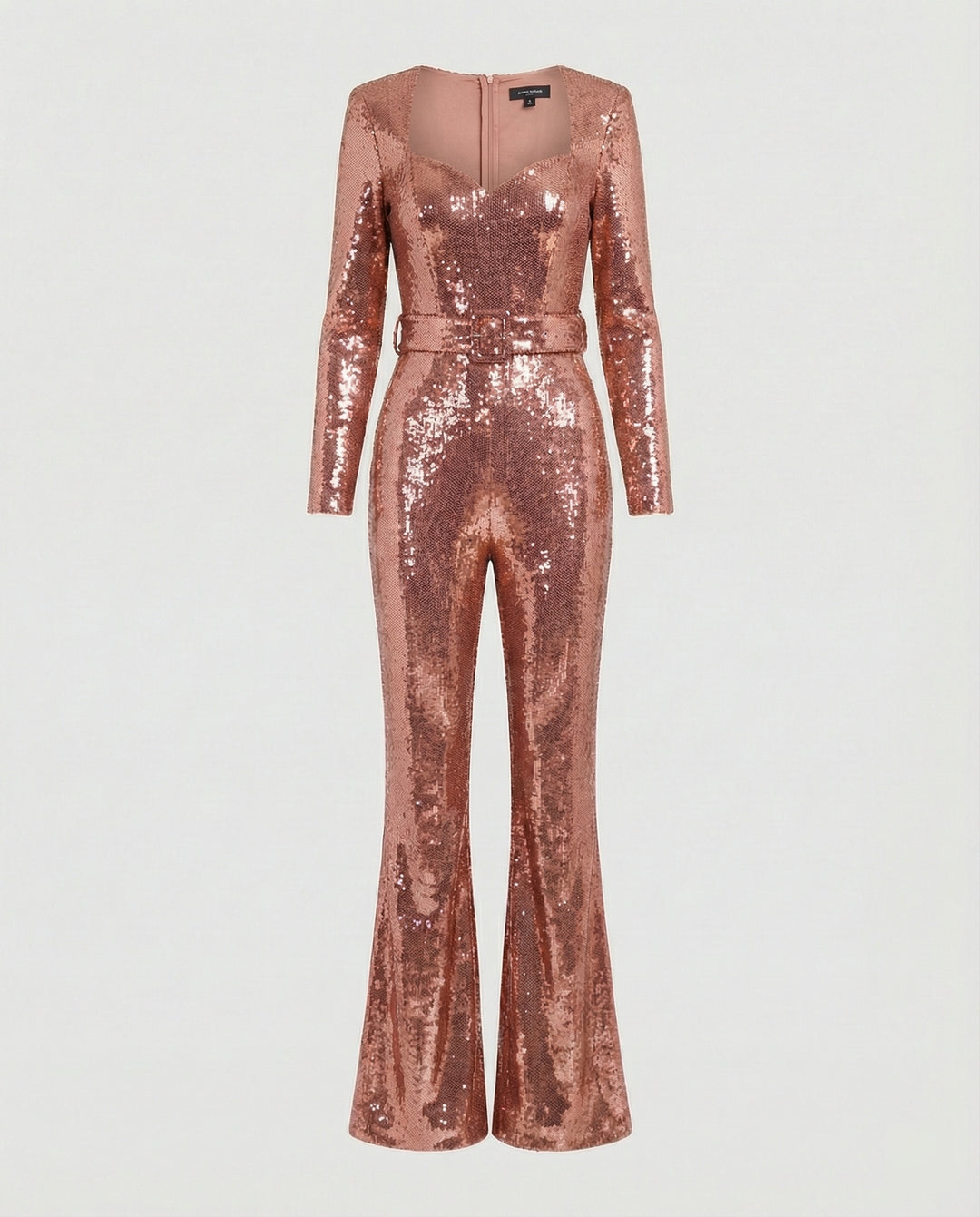 Damen Glamouröser Pailletten Jumpsuit mit schicker Taillierung EB