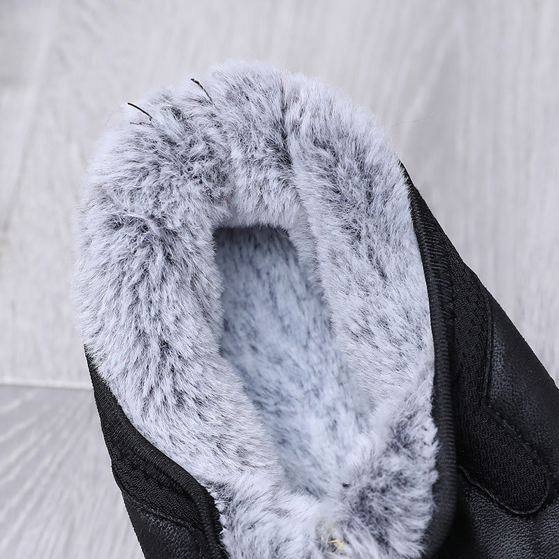 Damen Bequeme Winter-Slipper aus imitat mit warmem Innenfutter EB