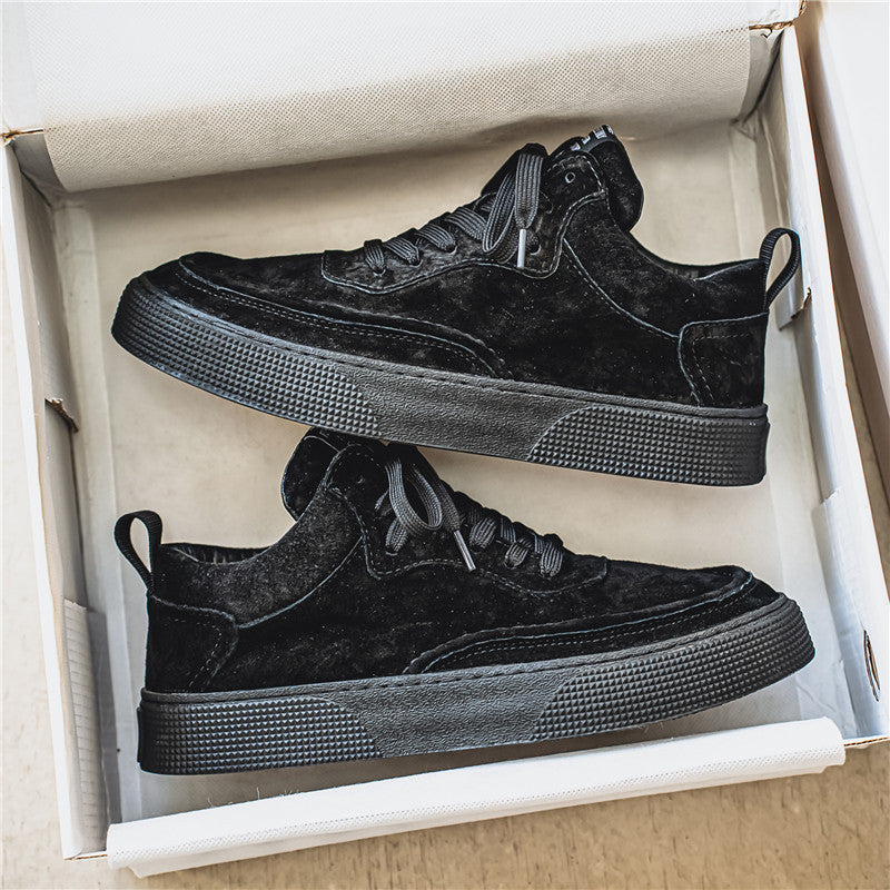 Damen Urbaner Sneaker mit hochwertigem Wildleder und rutschfester Sohle EB