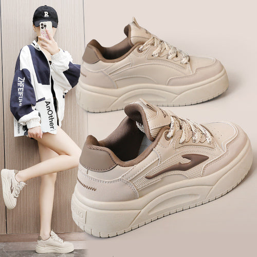 Damen modische Sneaker mit gepolsterter Innensohle und rutschfester Laufsohle EB