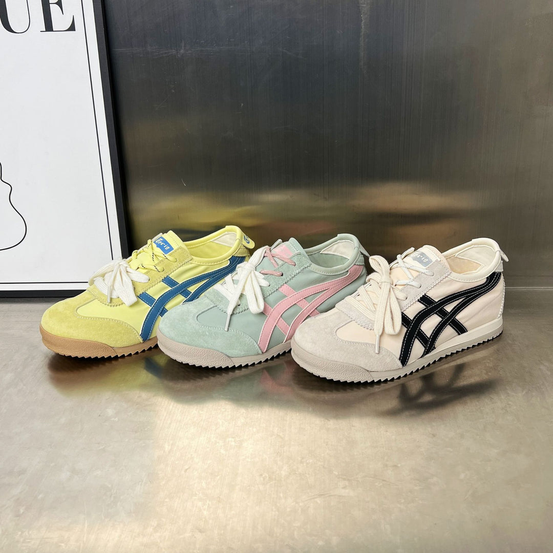 Damen Sneakers im sportlichen Retro-Design mit atmungsaktiven Mesh-Einsätzen EB