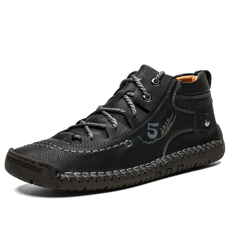 Herren Hochwertige und flexible Schnürboots mit rutschfester Sohle EB