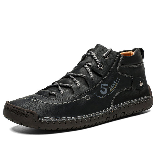 Herren Hochwertige und flexible Schnürboots mit rutschfester Sohle EB