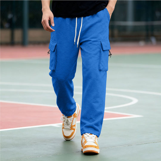 Herren Cargo-Hose mit elastischem Bund und praktischen Seitentaschen EB