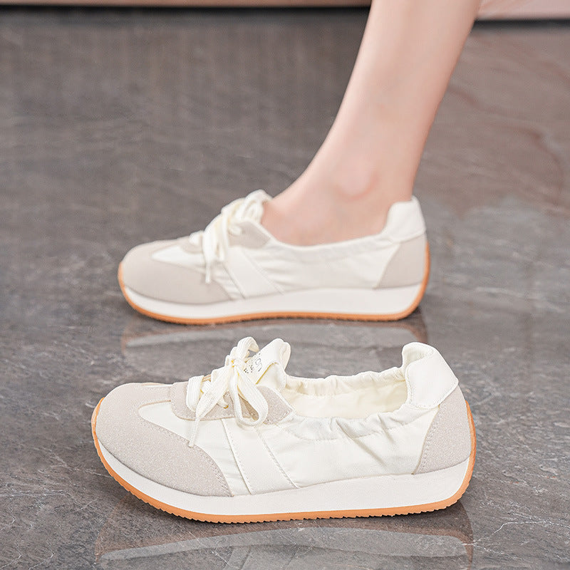 Damen Sportliche Sneakers mit elastischem Kragen und rutschfester Sohle EB