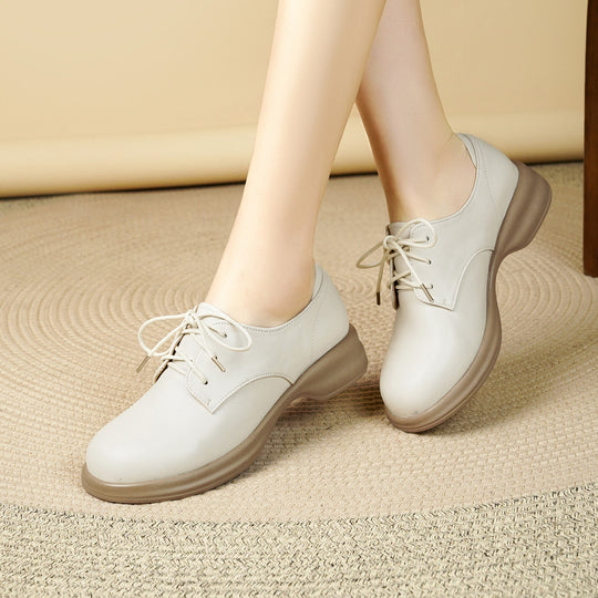 Damen Komfortable Schnürschuhe mit dämpfender Sohle und ergonomischer Passform EB