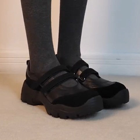 Damen Sportliche Freizeitschuhe mit flexibler Sohle und modischen Riemen EB