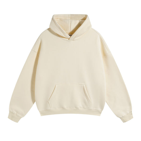 Unisex nan oversized Kapuzenpullover mit Kängurutasche und gerippten Bündchen EB