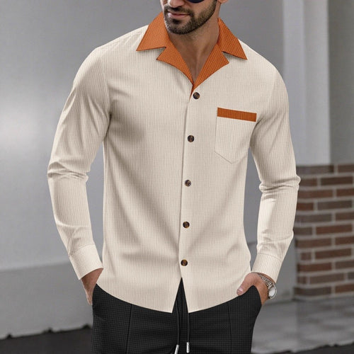 Herren Schicke Langarmhemd EB