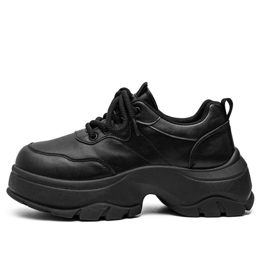 Damen urbane Plateau‑Chunky‑Sneaker mit extra hoher Dämpfung, gepolstertem Knöchelkragen und griffiger Offroad‑Profilsohle EB