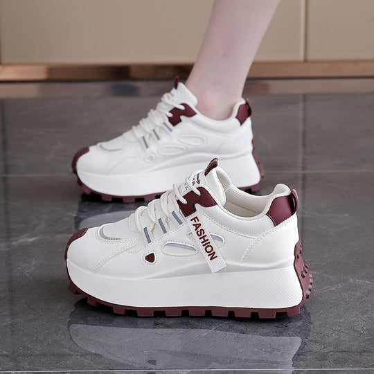 Damen Trendige Lauf-Sneaker mit rutschfester Sohle und atmungsaktivem Obermaterial EB