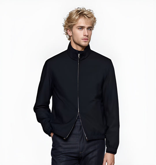 Herren leichte Übergangsjacke mit hohem Kragen EB
