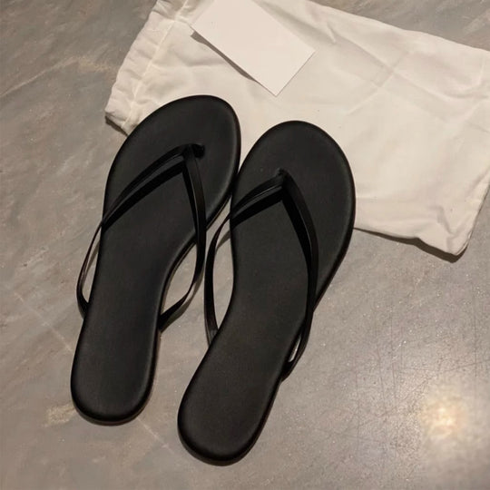Damen Zehentrenner-Sandalen mit ergonomischem Fußbett und flexiblen Riemen EB
