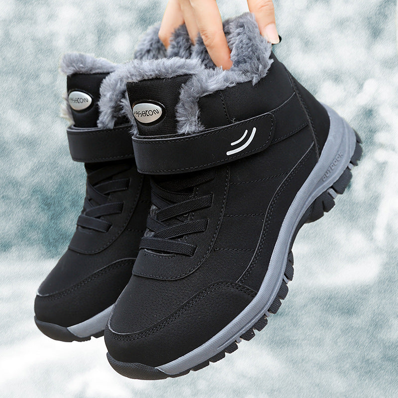 Damen warme Winterstiefel mit dämpfendem Innenfutter und rutschfester Sohle EB