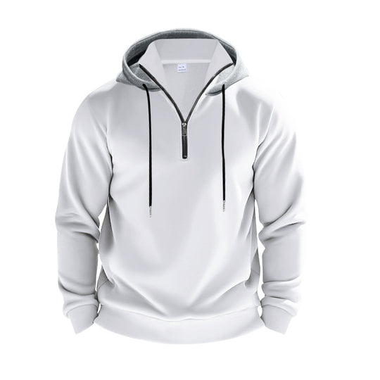 Herren Kapuzenpullover mit modernem Reißverschluss und stylischem Schnitt EB