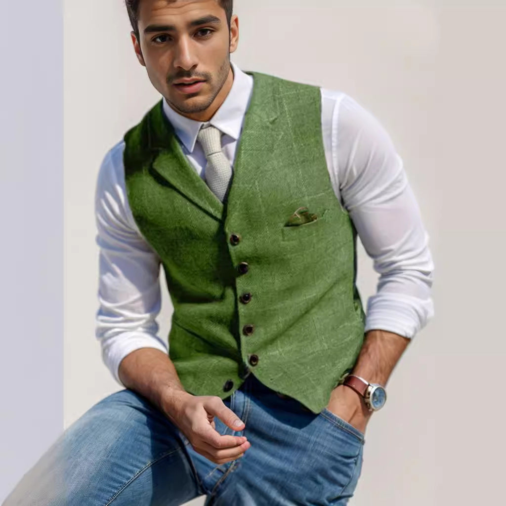 Herren elegante Weste im modernen Stil EB