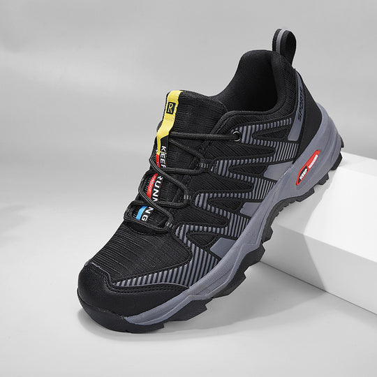 Herren sportlicher Outdoor-Adventure Sneaker mit verstärkter Zehenkappe und stoßdämpfender Wabensohle EB