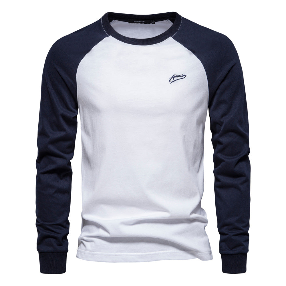 Herren Langarmshirt mit markantem Raglan-Design EB