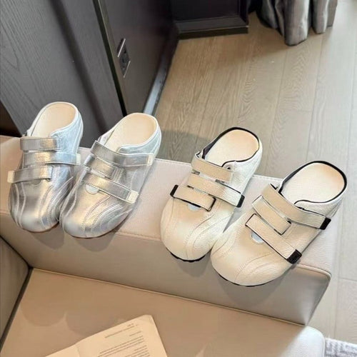 Damen Komfortable Clogs mit verstellbaren Klettverschlüssen und ergonomischem Fußbett EB