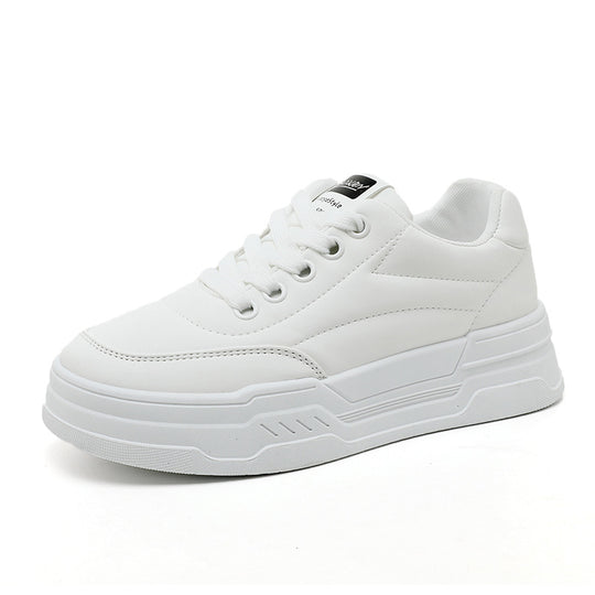 Damen Plattform Sneakers mit robustem Sohlenprofil und sportlichem Design EB