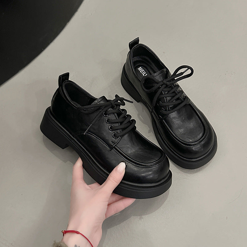 Damen elegante Schnürschuhe mit rutschfester Sohle und modischem Design EB