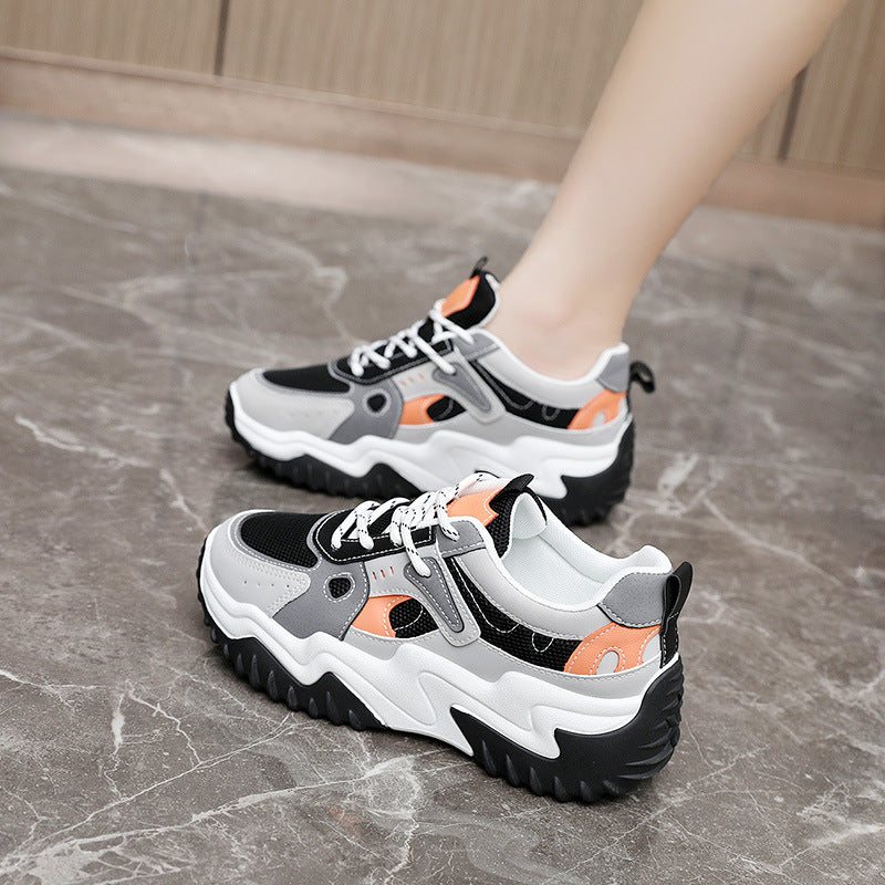 Damen Sportliche Sneakers mit atmungsaktiver Netzstruktur und griffiger Sohle EB