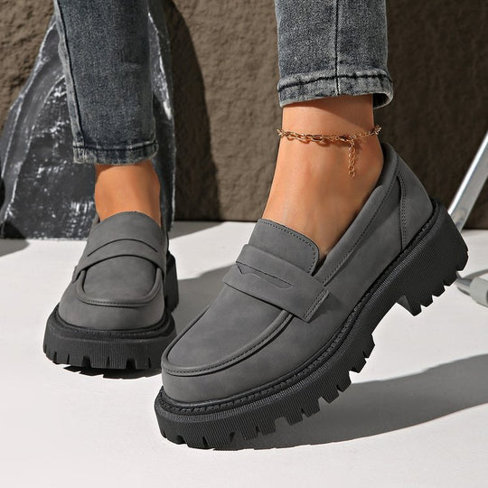 Damen Plateau-Loafers EB