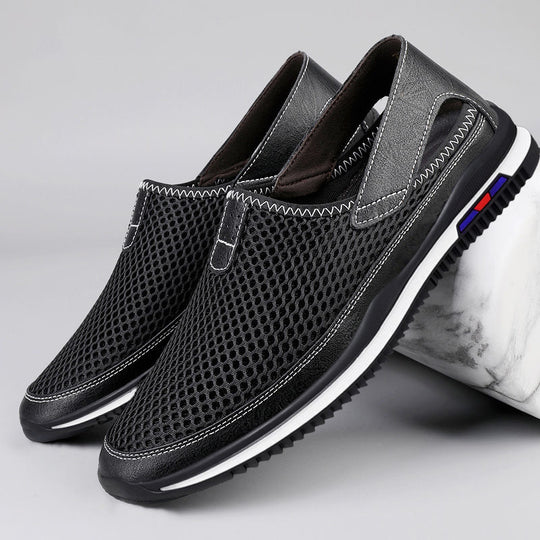 Damen Atmungsaktive Slip-On Schuhe mit flexibler Laufsohle EB