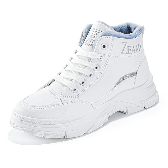 Damen High-Top Sneaker mit kuscheligem Innenfutter EB