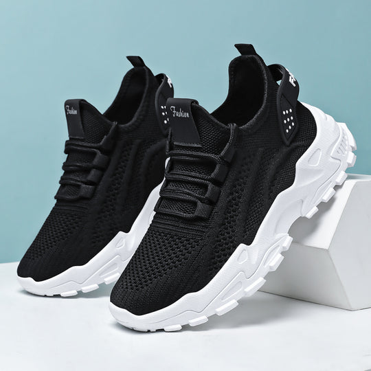 Damen modische Sport Sneakers mit atmungsaktiver Mesh-Oberfläche und stabiler Dämpfung EB