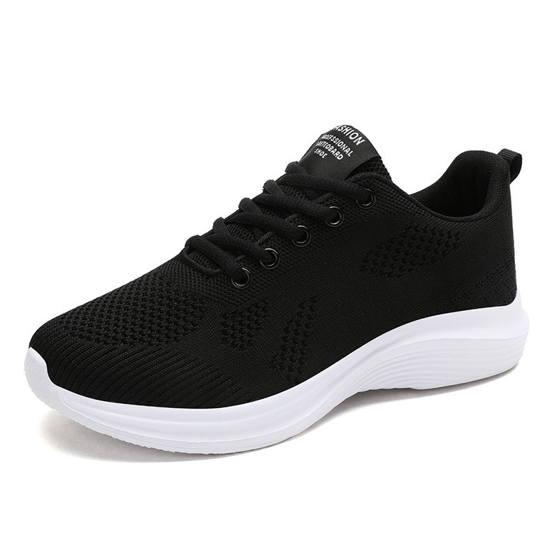 Damen Modische und atmungsaktive Sneaker mit flexiblem Mesh-Obermaterial EB
