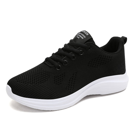 Damen Modische und atmungsaktive Sneaker mit flexiblem Mesh-Obermaterial EB