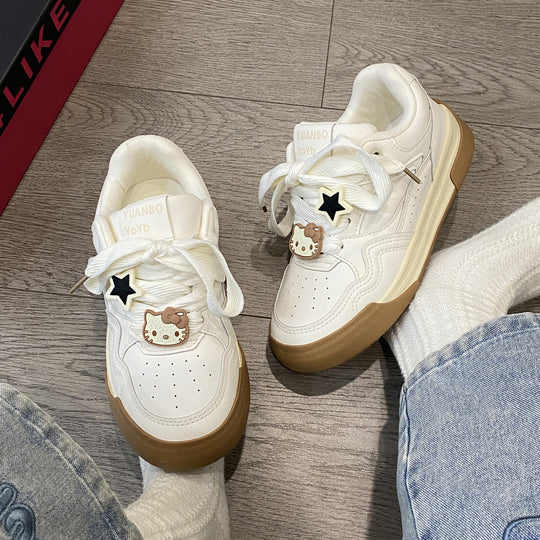 Damen Sneakers mit niedlichem Detail und rutschfester Sohle EB