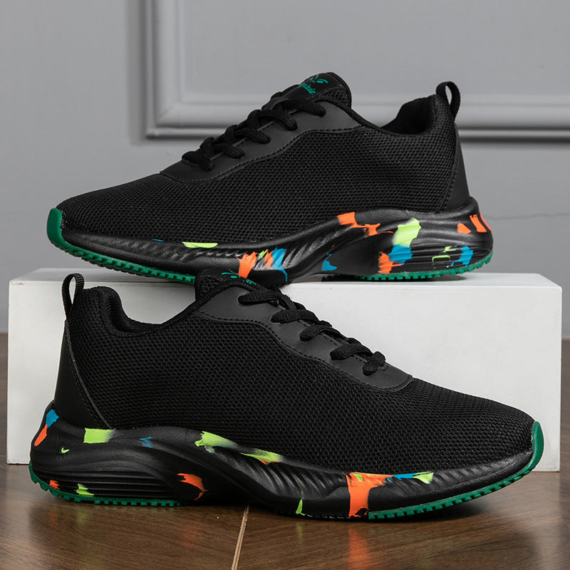 Damen Sportliche Sneakers mit rutschfester Laufsohle und atmungsaktivem Obermaterial EB