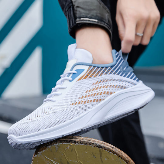 Damen Atmungsaktive Laufschuhe mit flexiblen Netz-Einsätzen und rutschfester Sohle EB