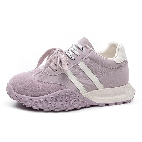 Damen Sportliche Sneakers mit atmungsaktivem Obermaterial und innovativer Profilmusterung EB