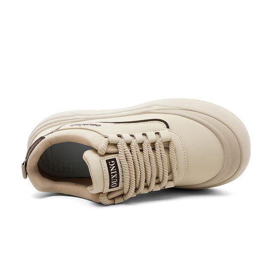 Damen Trendige Plateau Sneakers mit bequemer Dämpfung EB