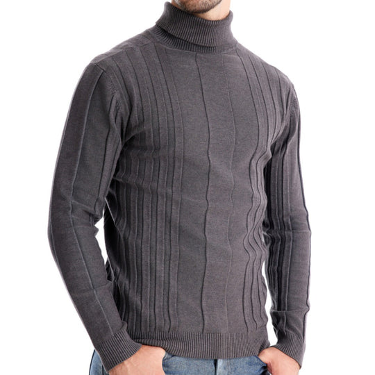Herren Stehkragen Pullover EB