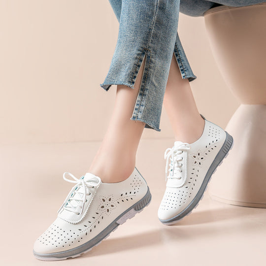 Damen Atmungsaktive Freizeitschuhe mit perforiertem Obermaterial und flexibler Sohle EB