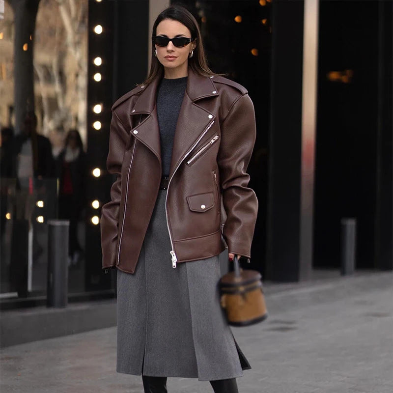 Damen Oversized jacke im urbanen Stil EB