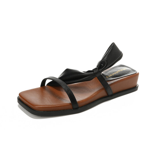 Damen Moderne Slippers mit eleganter Schleifenverzierung EB
