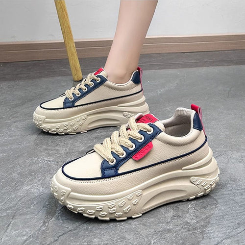 Damen Chunky Sneakers mit innovativer Sohle und strapazierfähigem Obermaterial EB