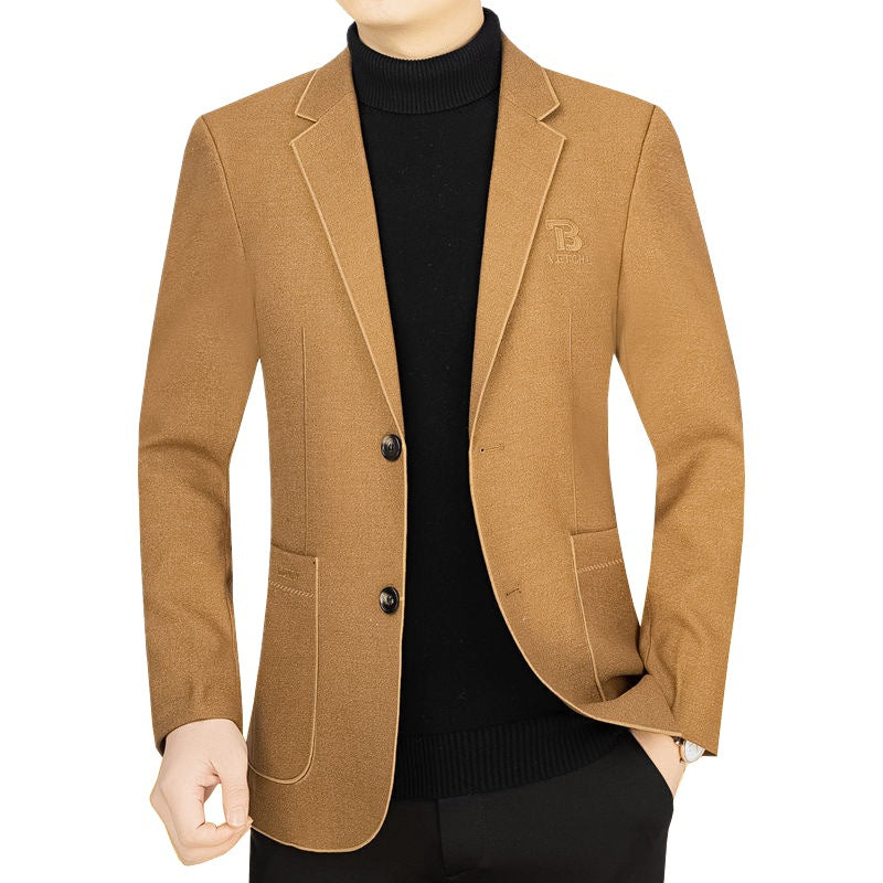 Herren Slim-Fit Sakko aus leichtem Mischgewebe mit Struktur EB