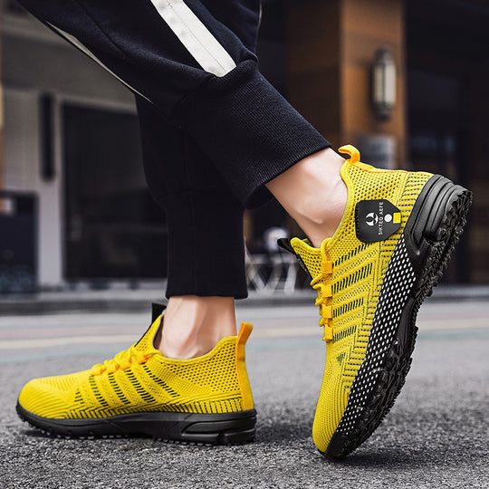 Damen Sportliche Netzsneaker mit flexibler Sohle und atmungsaktiver Struktur EB