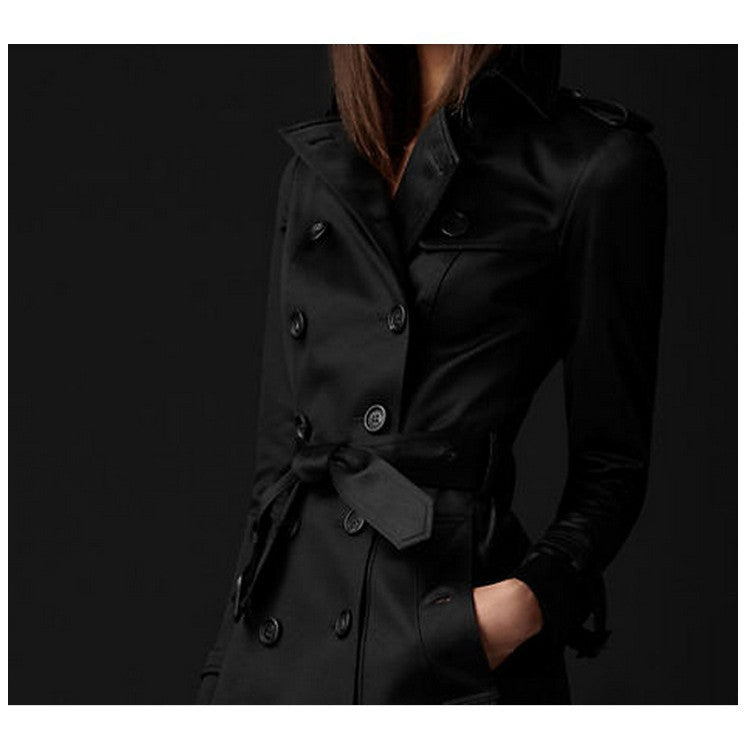 EB | Schlanker Trenchcoat mit Doppelter Knopfreihe