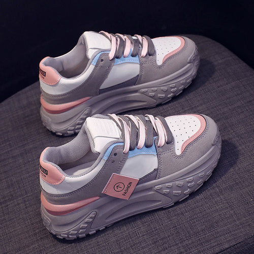 Damen Sportliche Sneakers mit modernem Design und dämpfender Laufsohle EB