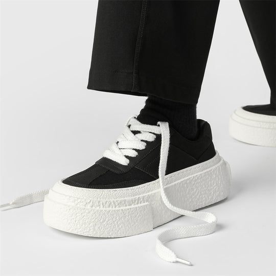 Damen Modische Plateau Sneakers mit strukturierter Sohle EB