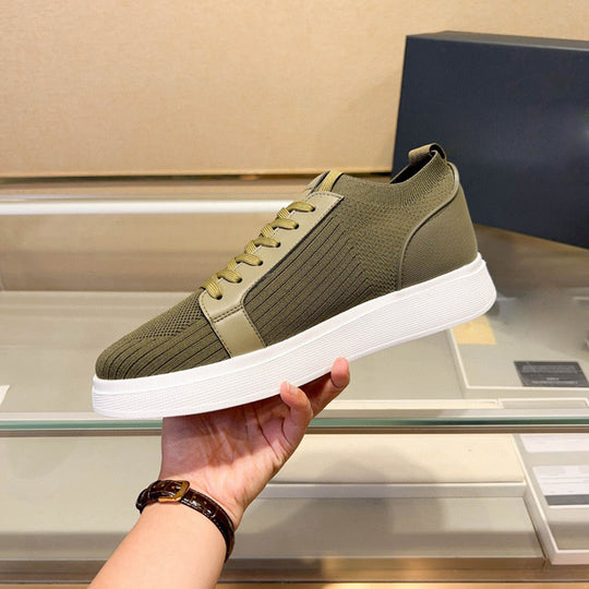Damen Sportliche Sneakers mit atmungsaktiver Strickoberfläche und flexiblem Sohlenprofil EB